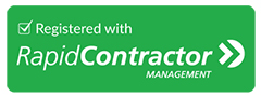 Registered with Rapid Contractor Management